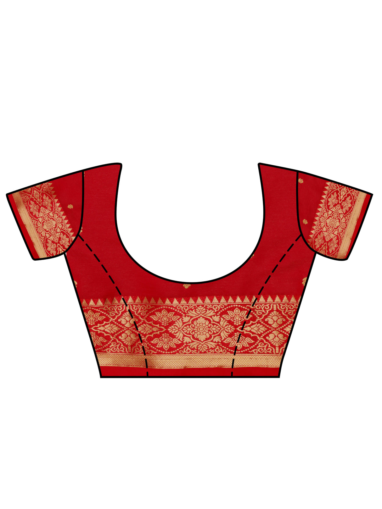 Mimosa Women's Woven Design Bishnupur Art Silk Saree With Blouse Piece : SA0000867LR