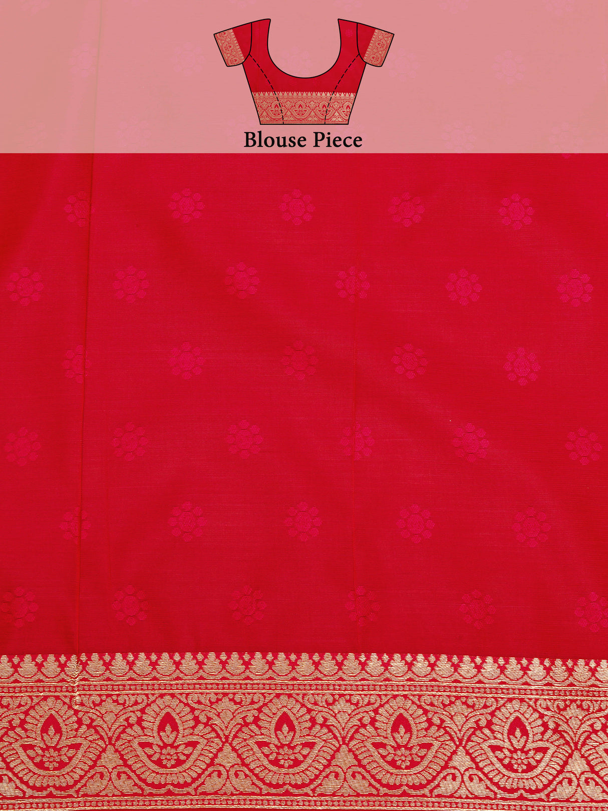 Mimosa Women's Woven Design Patola Style Art Silk Saree With Blouse Piece : SA00001343MRFREE