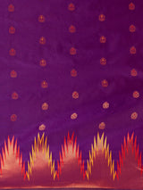 Mimosa Women's Woven Design Kanjivaram Style Art Silk Saree With Blouse Piece : SA00001386PRFREE