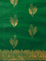 Mimosa Women's Woven Design Kanjivaram Style Art Silk Saree With Blouse Piece : SA00001382BGFREE