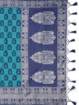 Mimosa Women's Woven Design Kanjivaram Art Silk Saree With Blouse Piece : SA0000902SF
