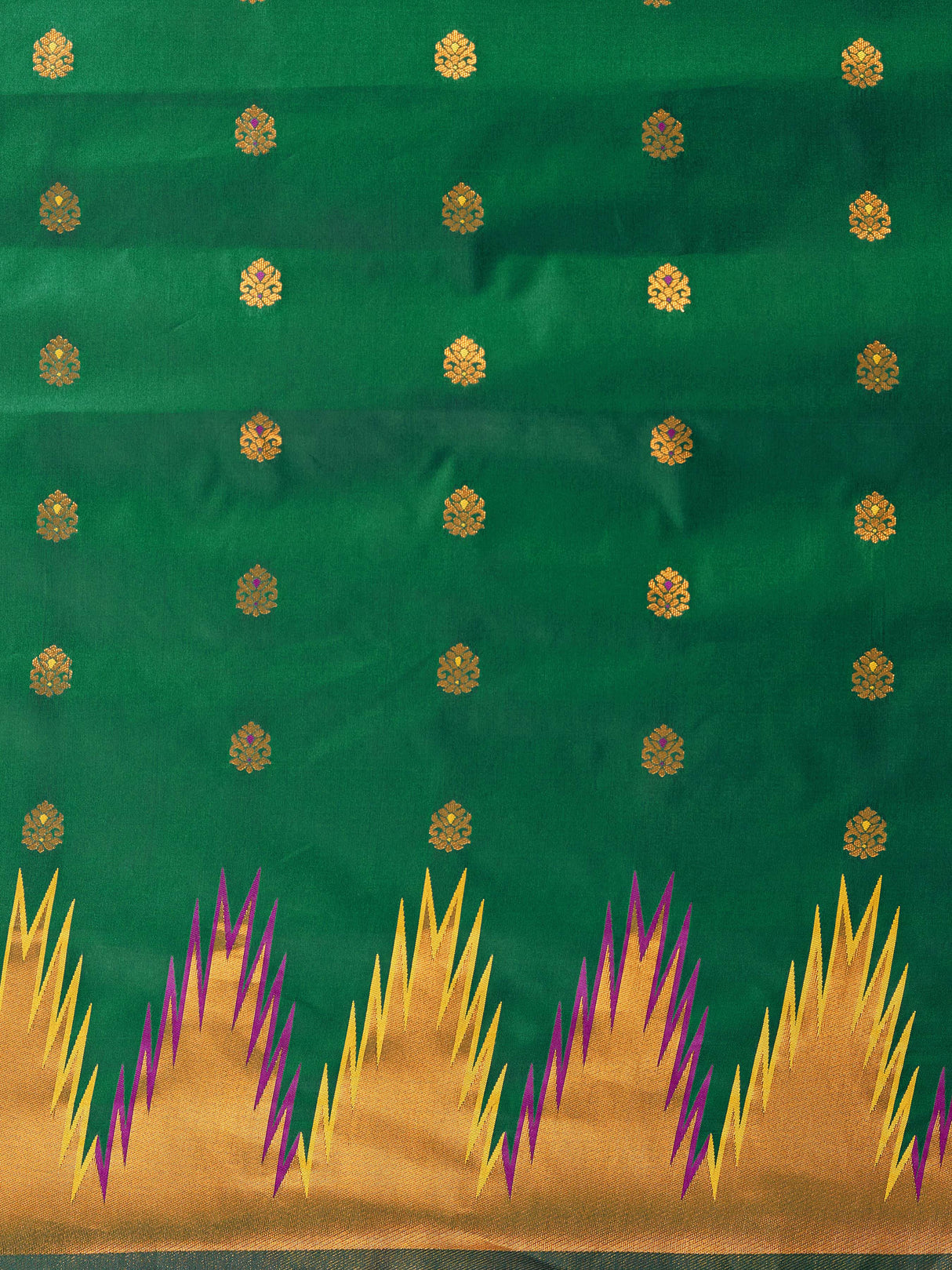Mimosa Women's Woven Design Kanjivaram Style Art Silk Saree With Blouse Piece : SA00001386BGFREE