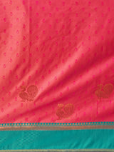 Mimosa Women's Woven Design Kanjivaram Style Art Silk Saree With Blouse Piece : SA00001387RNFREE
