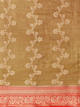 Mimosa Women's Woven Design Kanjivaram Style Art Silk Saree With Blouse Piece : SA0000394CKFREE