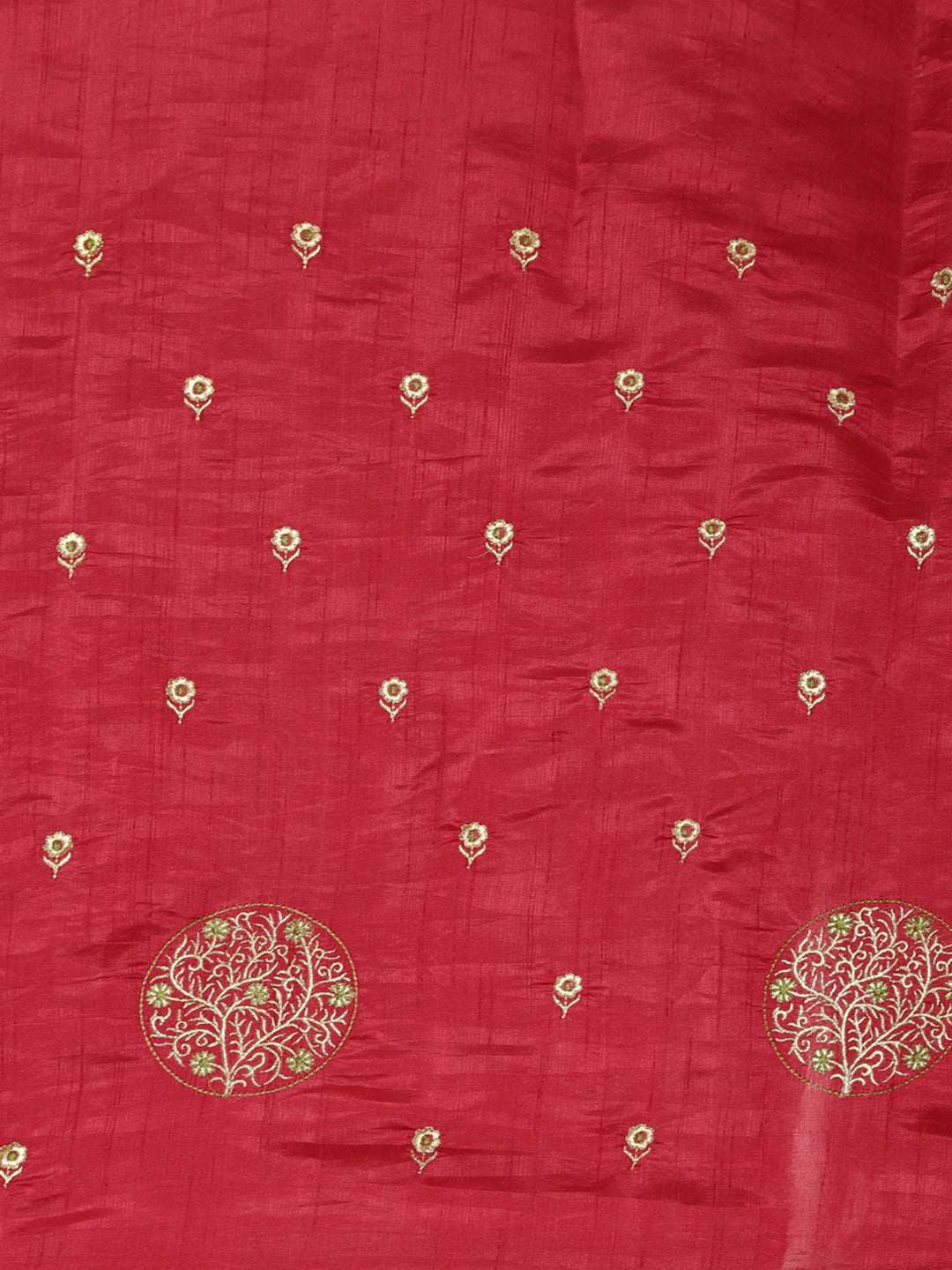 Mimosa Womens Art Silk Saree Banarasi Maroon Color