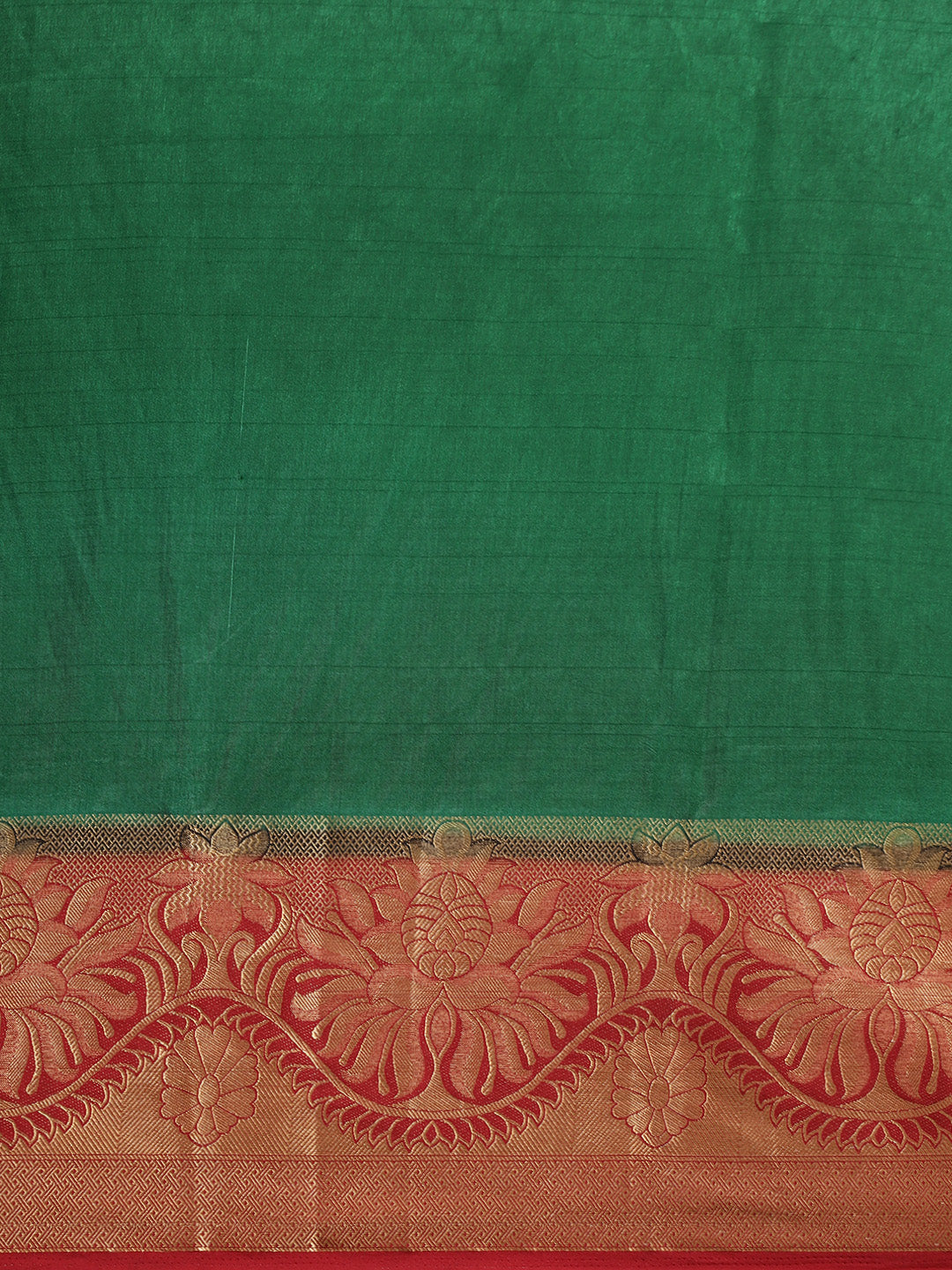 Mimosa Womens Art Silk Saree Kanjivaram Green Color