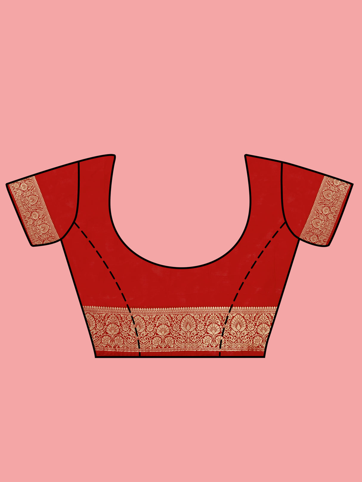 Mimosa Women's Woven Design Kanjivaram Linen Saree With Blouse Piece : SA00001245OFWFREE