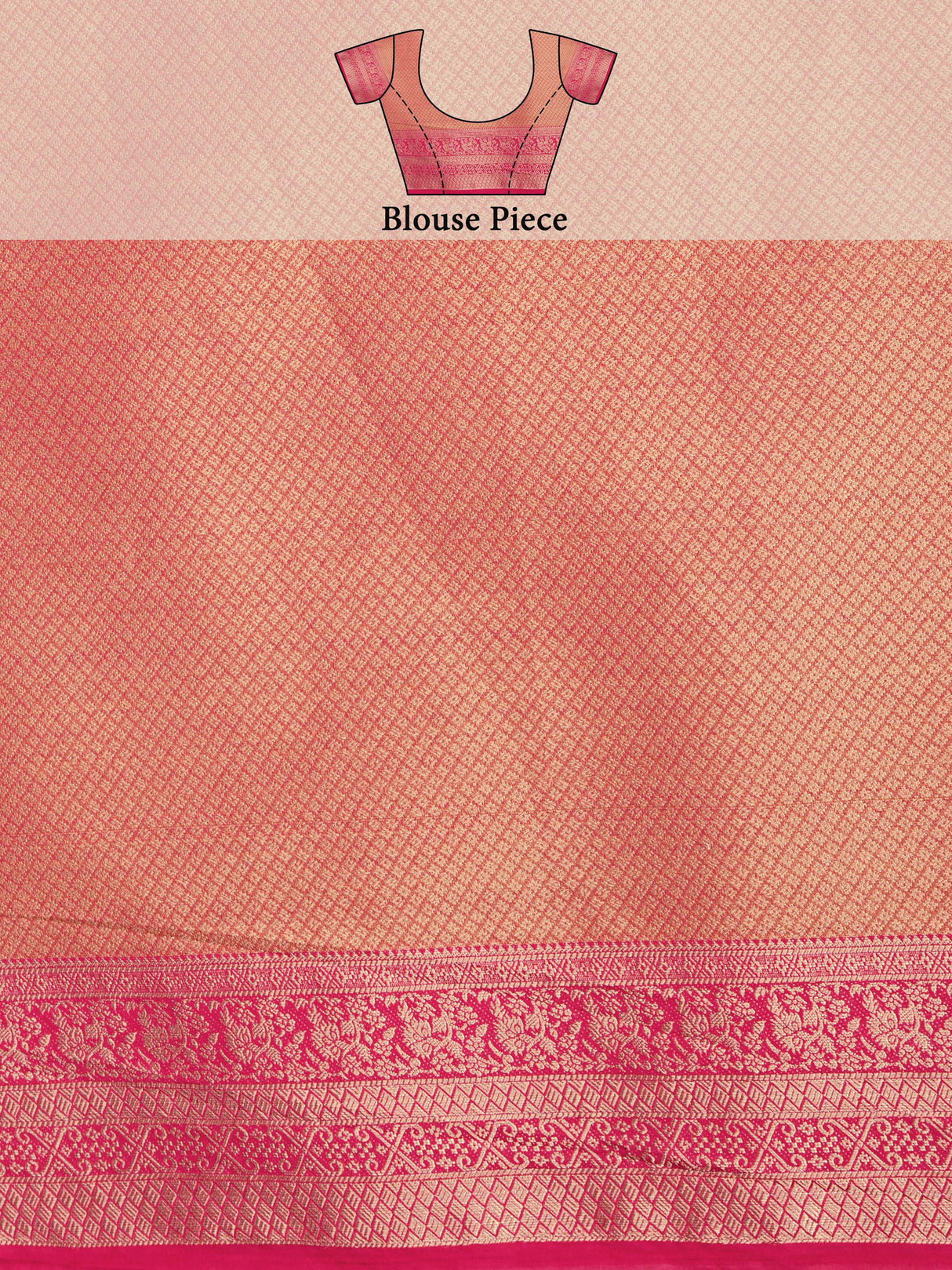 Mimosa Women's Woven Design Kanjivaram Style Art Silk Saree With Blouse Piece : SA0000374MSFREE