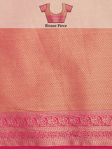 Mimosa Women's Woven Design Kanjivaram Style Art Silk Saree With Blouse Piece : SA0000374MSFREE