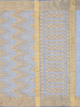 Mimosa Womens Art Silk Saree Kanjivaram Grey Color