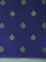 Mimosa Womens Art Silk Saree Kanjivaram Royal Blue Color