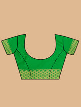Mimosa Women's Woven Design Kanjivaram Style Art Silk Saree With Blouse Piece : SA00001328PGFREE