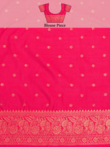 Mimosa Women's Woven Design Kanjivaram Style Art Silk Saree With Blouse Piece : SA00001257HWFREE