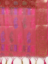 Mimosa Womens Art Silk Saree Kanjivaram Maroon Color