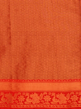 Mimosa Women's Woven Design Kanjivaram Art Silk Saree With Blouse Piece : SA0000913GRN