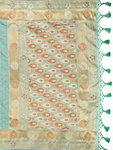 Mimosa Women's Woven Design Kanjivaram Art Silk Saree With Blouse Piece : SA0000905AN