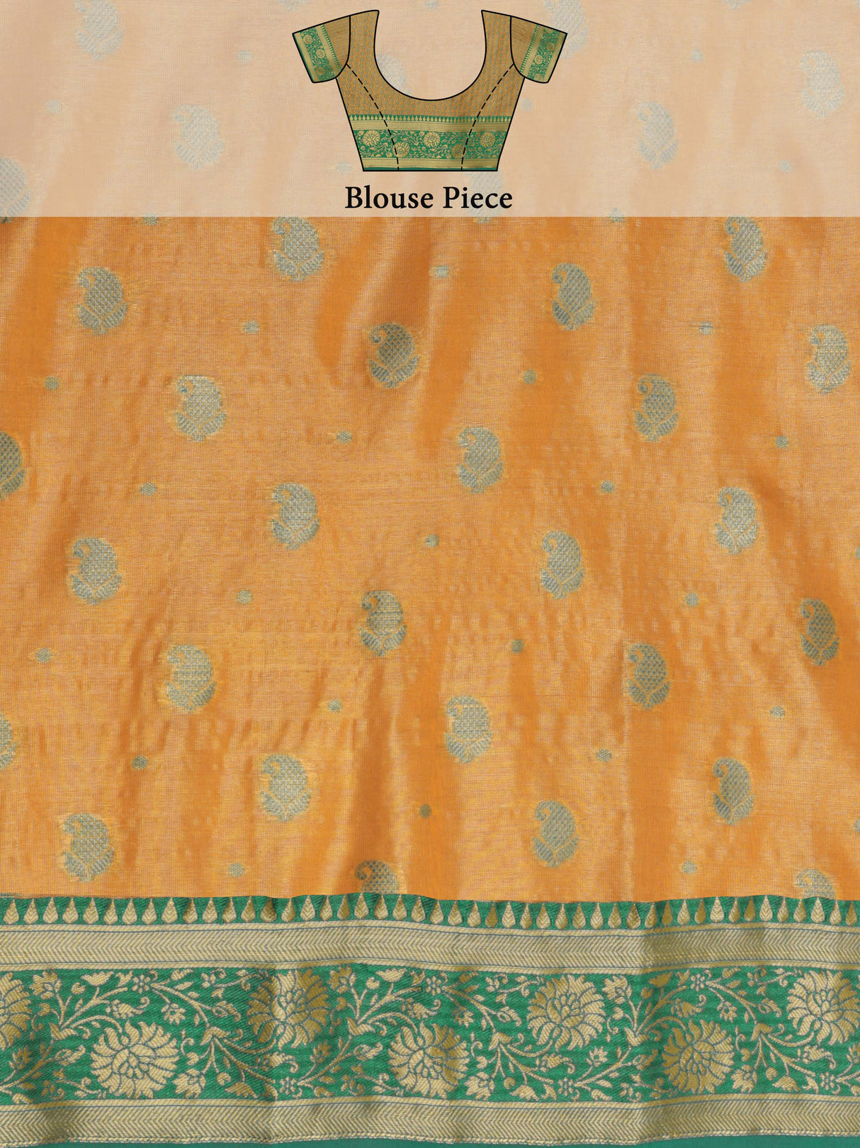 Mimosa Women's Woven Design Kanjivaram Art Silk Saree With Blouse Piece : SA0000943PC