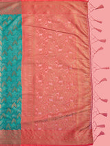 Mimosa Women's Woven Design Kanjivaram Art Silk Saree With Blouse Piece : SA00001227SFFREE