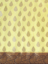 Mimosa Womens Art Silk Saree Kanjivaram Pista Color