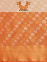 Mimosa Women's Woven Design Kanjivaram Style Art Silk Saree With Blouse Piece : SA0000410MRFREE