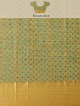Mimosa Womens Art Silk Saree Patola Yellow Color