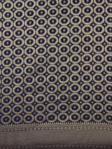 Mimosa Womens Art Silk Saree Kanjivaram Navy Blue Color