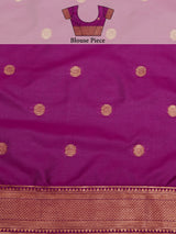 Mimosa Women's Woven Design Kanjivaram Style Art Silk Saree With Blouse Piece : SA00001415PCFREE