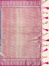 Mimosa Womens Art Silk Saree Kanjivaram Royal Blue Color
