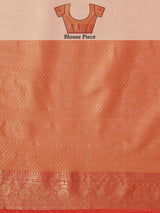 Mimosa Women's Woven Design Kanjivaram Art Silk Saree With Blouse Piece : SA00001228TSFREE