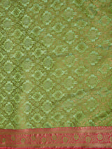 Mimosa Women's Woven Design Kanjivaram Art Silk Saree With Blouse Piece : SA00001230OLFREE