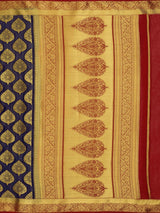 Mimosa Womens Crepe Saree Mysore Silk Black Color