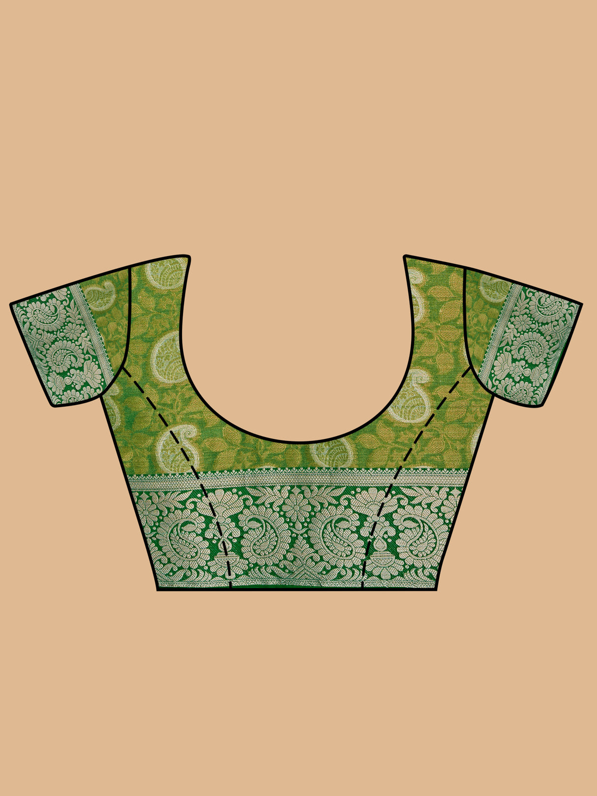Mimosa Women's Woven Design Kanjivaram Style Art Silk Saree With Blouse Piece : SA0000412RMFREE