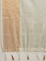 Mimosa Women's Woven Design Kasavu Art Silk Saree With Blouse Piece : SA00001192CRFREE