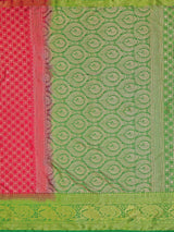 Mimosa Womens Art Silk Saree Kanjivaram Red Color