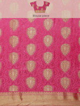 Mimosa Womens Art Silk Saree Kanjivaram Gold Color