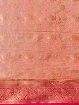 Mimosa Women's Woven Design Kanjivaram Style Art Silk Saree With Blouse Piece : SA0000375PCFREE