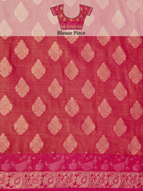 Mimosa Women's Woven Design Kanjivaram Style Art Silk Saree With Blouse Piece : SA0000393ANFREE