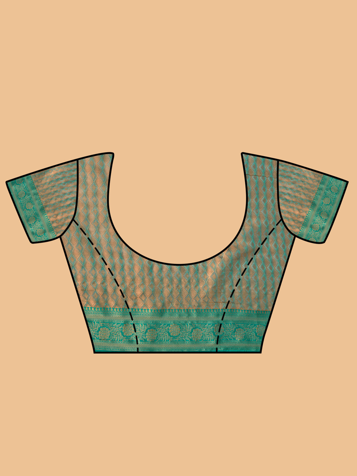 Mimosa Women's Woven Design Kanjivaram Art Silk Saree With Blouse Piece : SA00001230PCFREE