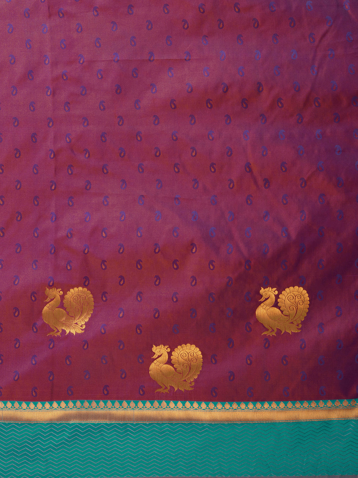 Mimosa Women's Woven Design Kanjivaram Style Art Silk Saree With Blouse Piece : SA00001387MRFREE