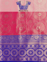 Mimosa Women's Woven Design Kanjivaram Art Silk Saree With Blouse Piece : SA0000912RN