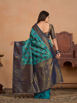 Mimosa Women's Woven Design Kanjivaram Art Silk Saree With Blouse Piece : SA0000890SF