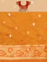 Mimosa Women's Woven Design Kanjivaram Art Silk Saree With Blouse Piece : SA0000868GD